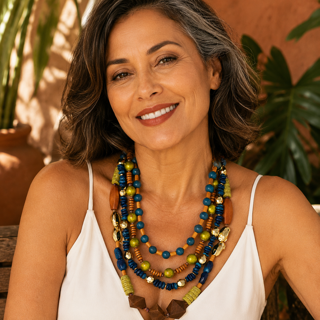 Collier Bohème Artisanal Multirangs