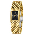 Montre Femme Rectangulaire Dorée en Acier Inoxydable